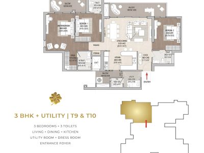 Cloverdale 3.5BHK