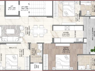 Daxin typical floor plan